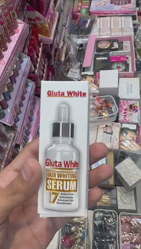 Gluta White Face Glowing Serum | Glutathione-Based Brightening | Hydration & Antioxidant Protection 30 Ml